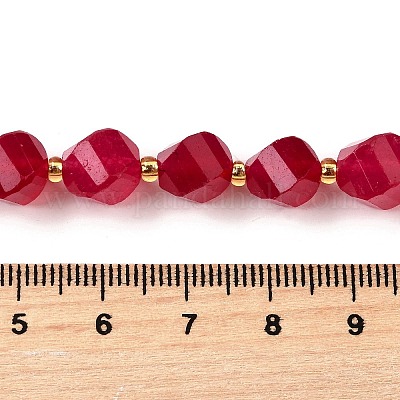 Нити бусин из натурального кварца окрашенные G-U023-A02-19-1