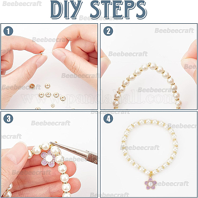 100 шт. Латунные бусины KK-BBC0012-14A-1