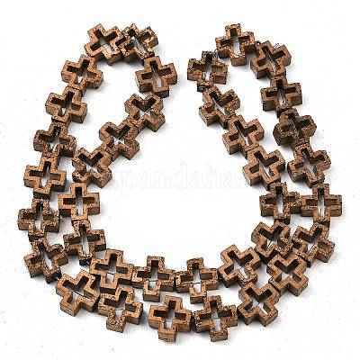 Гальванические бусины из натуральной лавы G-K388-02J-1