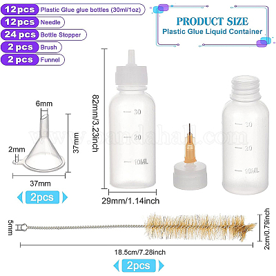 30 мл пластиковый клей жидкий контейнер TOOL-BC0008-08-1