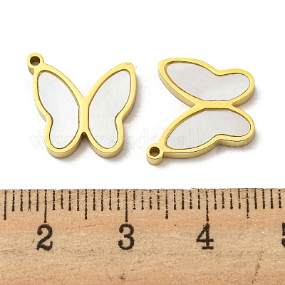 Подвески-ракушки из нержавеющей стали 304 STAS-L022-010G-1