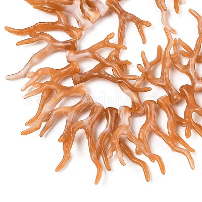 Нити бусин из непрозрачного акрила SACR-P033-02B-07-1