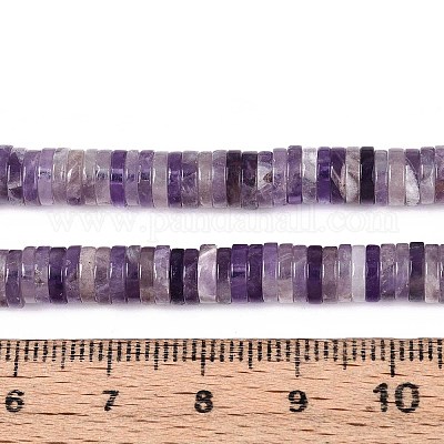 Природный аметист нитей бисера&nbsp;G-T142-6mm-12-1