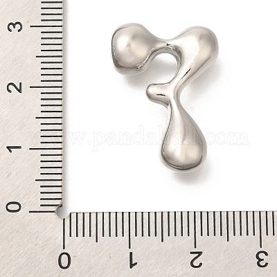 Стойки обшивки латунные бусины KK-S051-01P-F-1