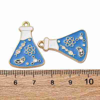 Подвески из эмалевого сплава на тему химии ENAM-V002-01L-KCG-1