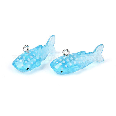 Подвески из прозрачной смолы на тему морских животных X-RESI-D071-04A-1