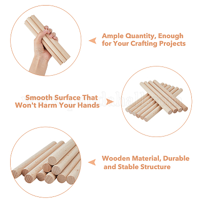 Деревянные ремесленные палочки WOOD-WH0125-11K-1