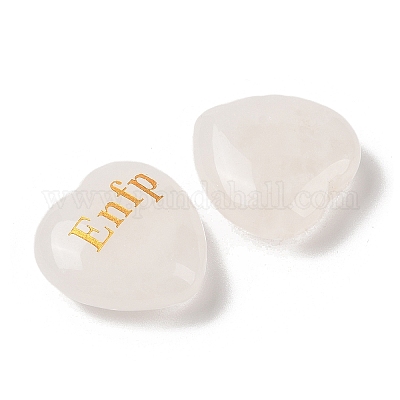 Натуральный кварцевый кристалл с гравировкой сердца G-K353-05N-1
