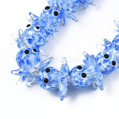 Бусины ручной работы ухабистой бисер нитей LAMP-N021-37A-1