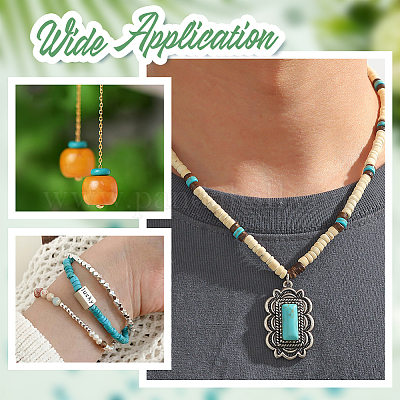 500 шт. 10 нити синтетических бирюзовых бусин G-AR0005-76-1