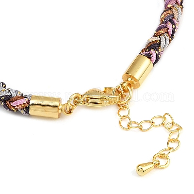 Браслеты из плетеного нейлонового шнура толщиной 4 мм FIND-A057-01G-08-1