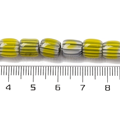 Бусы лэмпворк ручной работы LAMP-K041-01B-24-1