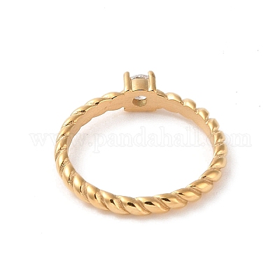 Ионное покрытие (ip) кольцо из нержавеющей стали 304 RJEW-C071-08G-1