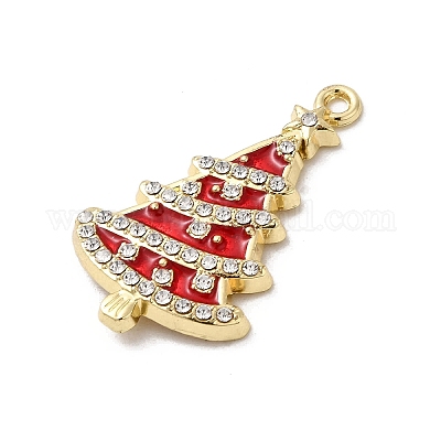 Эмали сплава с стразами подвески FIND-H055-16G-01-1