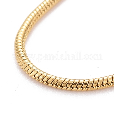 Регулируемое ионное покрытие (IP) 304 нержавеющая сталь слайдер браслет/боло браслеты изготовление BJEW-F412-04G-1