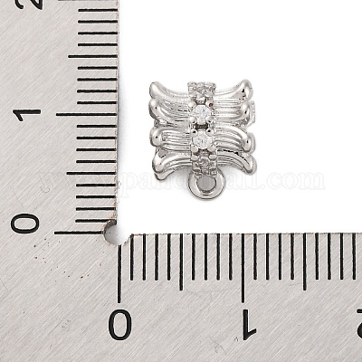 Стеллажное покрытие латунь микро паве кубический цирконий трубчатые поручни KK-Z070-24P-1