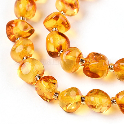 Янтарные шарики нити G-T138-236-1