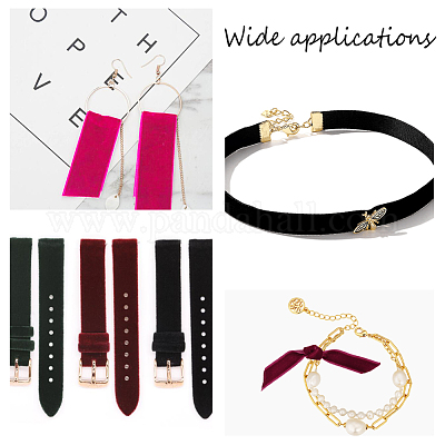 Бархатная лента SRIB-WH0006-18D-1