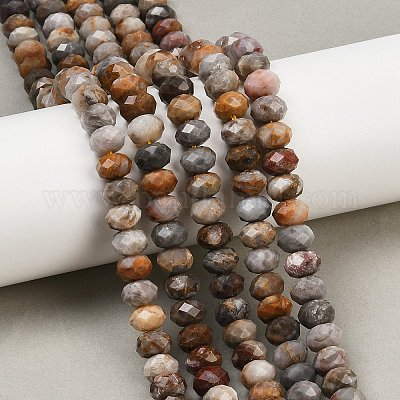 Натуральные гоби-агат нити&nbsp;G-F668-25-B-1