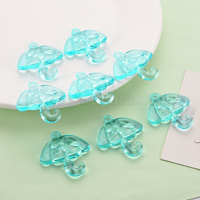 Прозрачные акриловые подвески TACR-T024-01B-946-1