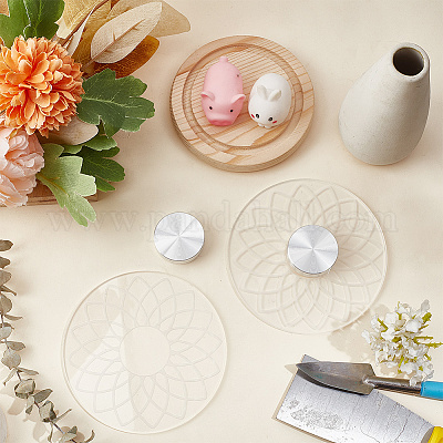 2 шт. мини-вращающиеся стенды из алюминиевого сплава DIY-OC0011-46-1