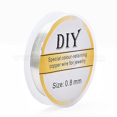 Круглая медная проволока для ювелирных изделий&nbsp;CWIR-Q006-0.8mm-S-1