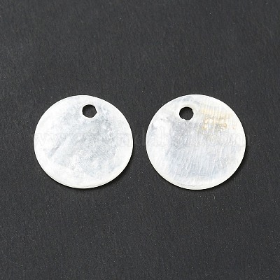 Подвески из натуральной оболочки Capiz X-BSHE-G029-15-1