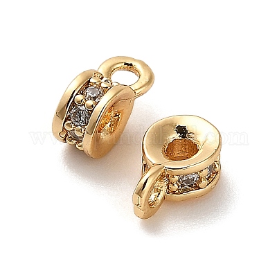 Латунные поручни из прозрачного кубического циркония с микропаве KK-B110-05G-1