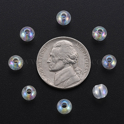 Прозрачные акриловые бусины MACR-S370-B6mm-205-1