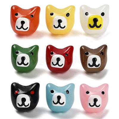 Выпечка окрашенные стеклянные бусины LAMP-I028-02-1