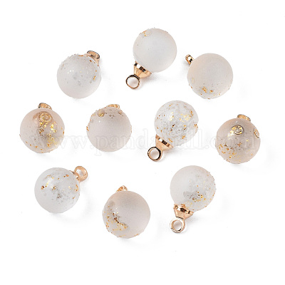 Прозрачный лак окрашенные стеклянные подвески GLAA-N035-020A-B01-1