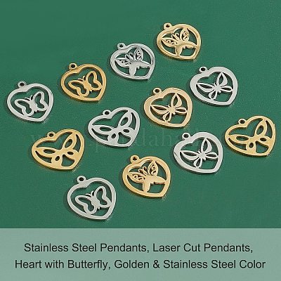 16 шт. 8 подвески из нержавеющей стали 201 STAS-UN0032-09-1