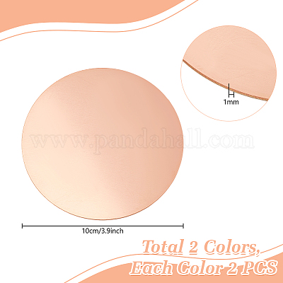 4 шт. 2 стиля латунных/медных листов DIY-PH0030-74-1