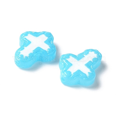 Бусины из стеклянной эмали BLOW-D300-06G-1