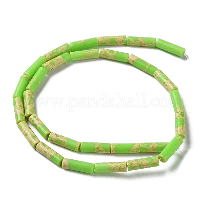 Синтетические окрашенные нити императорской яшмы G-D077-B01-05-1