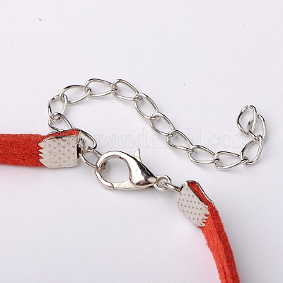 Браслеты из сплава с двойным сердечком на день святого валентина BJEW-JB01530-03-1