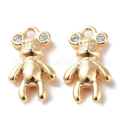 Стойки обшивки латунь микро проложить Циркон подвеску KK-K333-85G-1