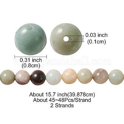 Натуральный цветок амазонитовые бусины пряди G-YW0001-25-1