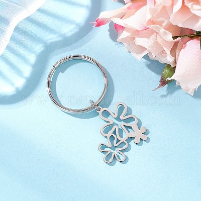 201 брелок из нержавеющей стали KEYC-JKC01184-03-1