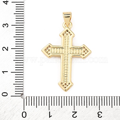 Латунные микро проложить кубического циркония подвески KK-K408-24A-G-1