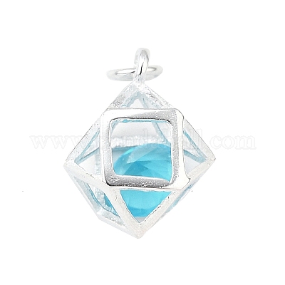 S925 стерлинговое серебро с подвесками из кубического циркония&nbsp;LS-STER-Q006-07B-P-1