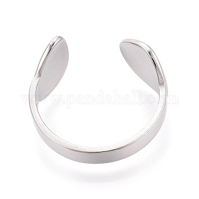 Кольца-манжеты из нержавеющей стали 304 для женщин RJEW-N052-18P-1