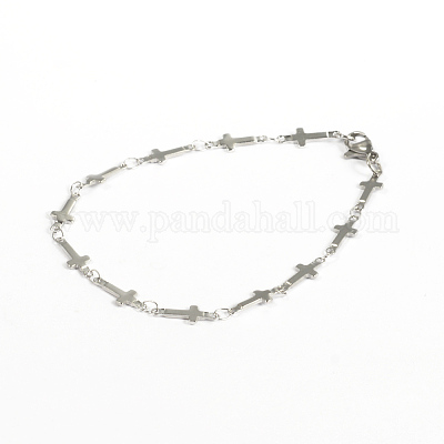 Браслеты из нержавеющей стали 304&nbsp;LS-BJEW-D418-03-1