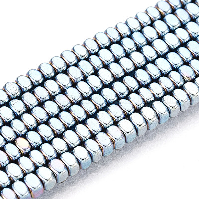 Гальванические нити из синтетических немагнитных гематитовых бусин G-T139-61C-1