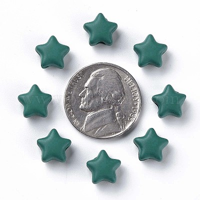 Лакированные бусины из акрила &nbsp;LS-X-MACR-S373-45-O05-1