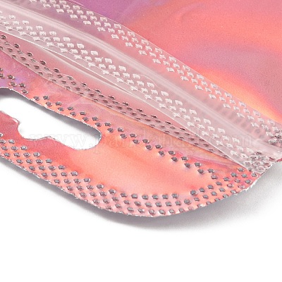 Пластиковая блестящая голографическая упаковка пакеты с застежкой-молнией инь-ян OPP-D003-04C-1