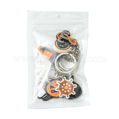 8шт 8 стиля мультяшный ПВХ брелок-подвеска KEYC-FS0001-07-1