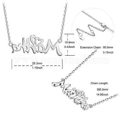 925 подвесные стерлингового серебра ожерелья JN923A-1
