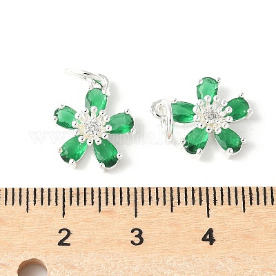 Латунные микро проложить кубического циркония подвески KK-U067-03S-02-1