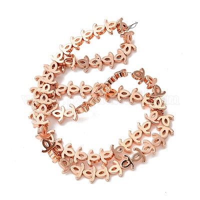 Гальванические нити из синтетических немагнитных гематитовых бусин G-H020-A01-01-1